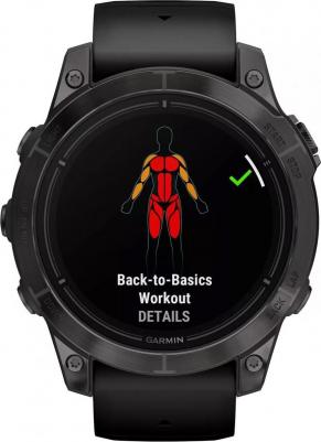 Epix Pro Gen 2 Sapphire 47 mm, Titanium Case, Silicone Black Graphite – фото 10