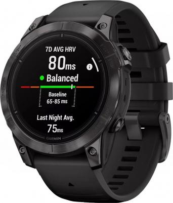 Epix Pro Gen 2 Sapphire 47 mm, Titanium Case, Silicone Black Graphite – фото 11