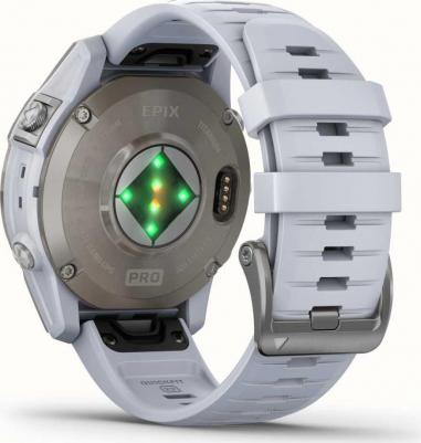 Epix Pro Gen 2 Sapphire 47 mm, Titanium Case, Silicone White – фото 3