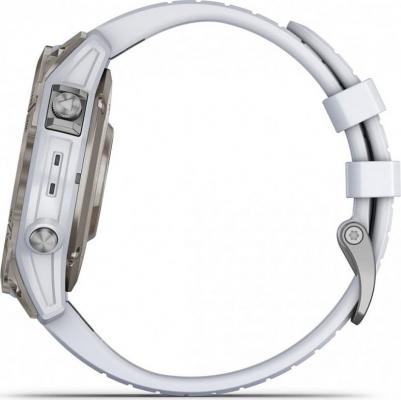 Epix Pro Gen 2 Sapphire 47 mm, Titanium Case, Silicone White – фото 4