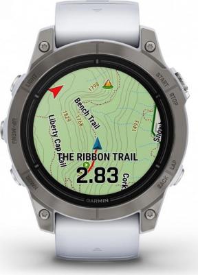 Epix Pro Gen 2 Sapphire 47 mm, Titanium Case, Silicone White – фото 6