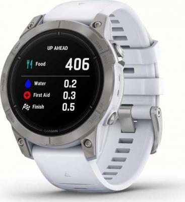 Epix Pro Gen 2 Sapphire 47 mm, Titanium Case, Silicone White – фото 8