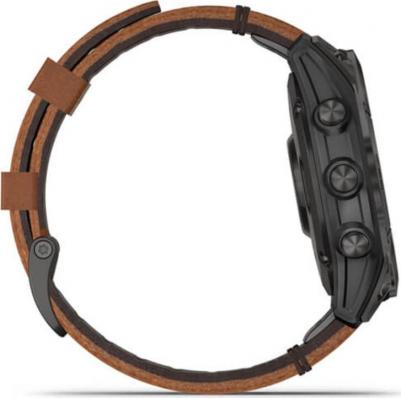 Epix Pro Gen 2 Sapphire 51 mm, Titanium Case, Leather Chestnut – фото 4