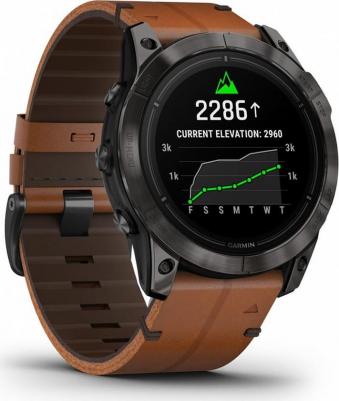 Epix Pro Gen 2 Sapphire 51 mm, Titanium Case, Leather Chestnut – фото 7