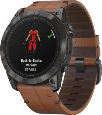 Epix Pro Gen 2 Sapphire 51 mm, Titanium Case, Leather Chestnut – фото 8
