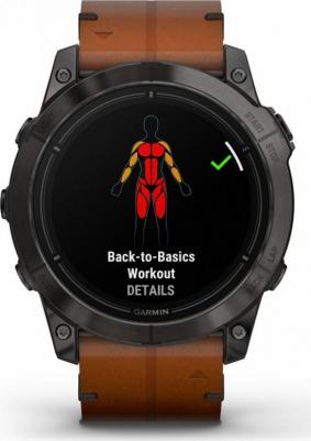 Epix Pro Gen 2 Sapphire 51 mm, Titanium Case, Leather Chestnut – фото 9
