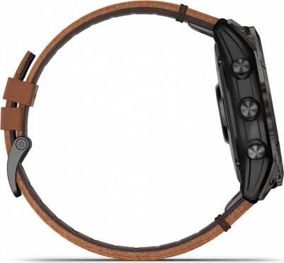 Epix Pro Gen 2 Sapphire 51 mm, Titanium Case, Leather Chestnut – фото 12