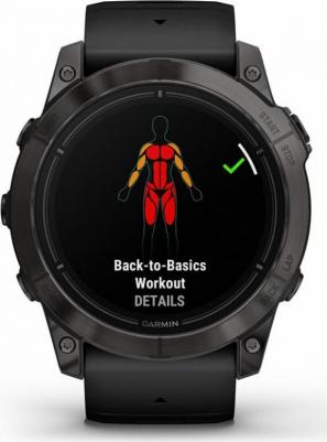 Epix Pro Gen 2 Sapphire 51 mm, Titanium Case, Silicone Black – фото 9