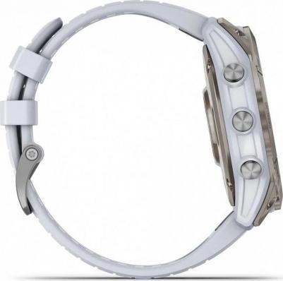 Epix Pro Gen 2 Sapphire 51 mm, Titanium Case, Silicone White – фото 1