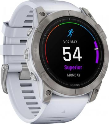 Epix Pro Gen 2 Sapphire 51 mm, Titanium Case, Silicone White – фото 5