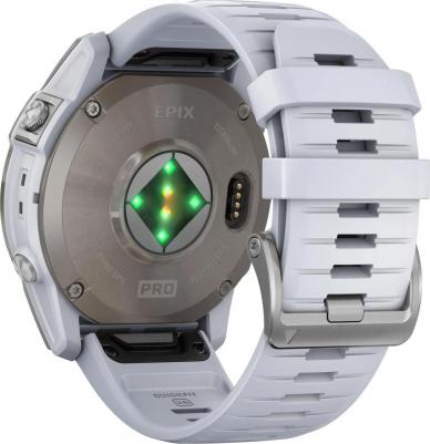 Epix Pro Gen 2 Sapphire 51 mm, Titanium Case, Silicone White – фото 6