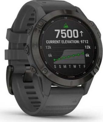 Fenix 6 Pro Solar 51 mm, Silicone Black – фото 5