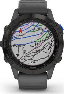 Fenix 6 Pro Solar 51 mm, Silicone Black – фото 8