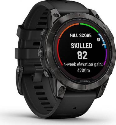Fenix 7 Pro Solar Sapphire 47 mm, Titanium Case, Silicone Black Graphite – фото 8