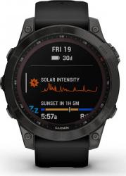 Fenix 7 Solar Sapphire 47 mm, Titanium Case, Silicone Black – фото 4