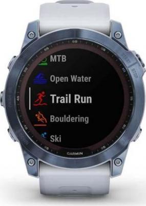 Fenix 7X Solar Sapphire 51 mm, Titanium Case, Silicone White – фото 1