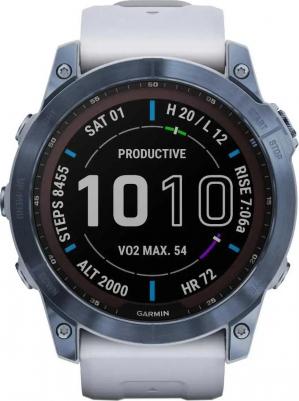 Fenix 7X Solar Sapphire 51 mm, Titanium Case, Silicone White – фото 7