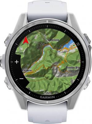 Fenix 8 Amoled 43 mm, Stainless Steel Case, Silicone White – фото 18