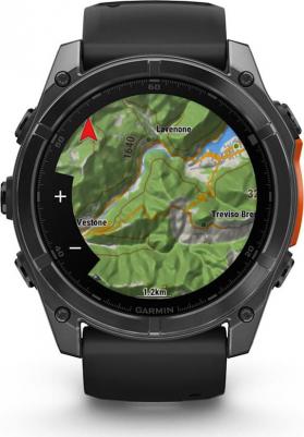 Fenix 8 Amoled 51 mm, Stainless Steel Case, Silicone Slate Gray – фото 7