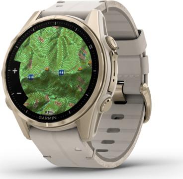 Fenix 8 Amoled Sapphire 43 mm, Stainless Steel Case, Leather Gray – фото 11
