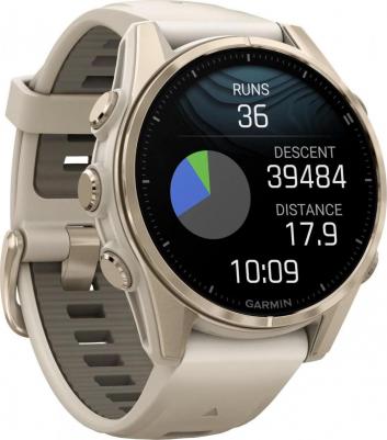 Fenix 8 Amoled Sapphire 43 mm, Stainless Steel Case, Silicone Dark Sandstone – фото 2