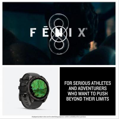 Fenix 8 Amoled Sapphire 43 mm, Stainless Steel Case, Silicone Dark Sandstone – фото 3