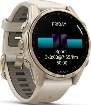Fenix 8 Amoled Sapphire 43 mm, Stainless Steel Case, Silicone Dark Sandstone – фото 4