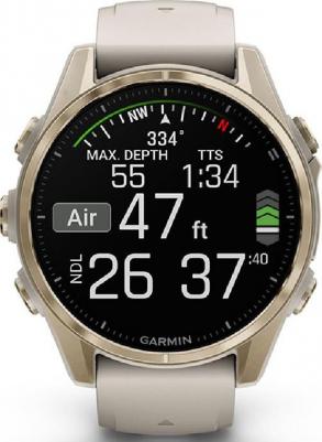 Fenix 8 Amoled Sapphire 43 mm, Stainless Steel Case, Silicone Dark Sandstone – фото 6