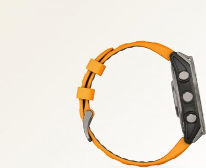 Fenix 8 Amoled Sapphire 47 mm, Titanium Case, Silicone Orange – фото 11