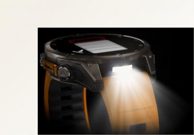 Fenix 8 Amoled Sapphire 47 mm, Titanium Case, Silicone Orange – фото 17