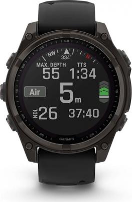 Fenix 8 Solar Sapphire 47 mm, Titanium Case, Silicone Black Graphite – фото 18