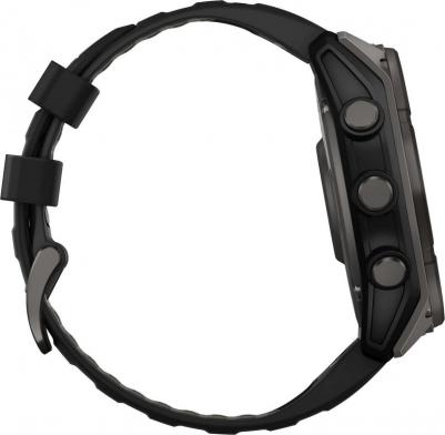 Fenix 8 Solar Sapphire 51 mm, Titanium Case, Silicone Black Graphite – фото 18