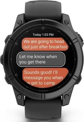 Fenix E Amoled 47 mm, Silicone Black Graphite – фото 2