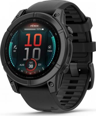 Fenix E Amoled 47 mm, Silicone Black Graphite