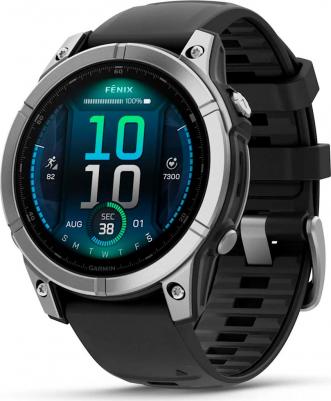 Fenix E Amoled 47 mm, Silicone Black