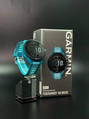 Forerunner 165 Music 43 mm, Silicone Turquoise Aqua – фото 4