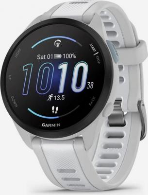 Forerunner 165 Music 43 mm, Silicone White