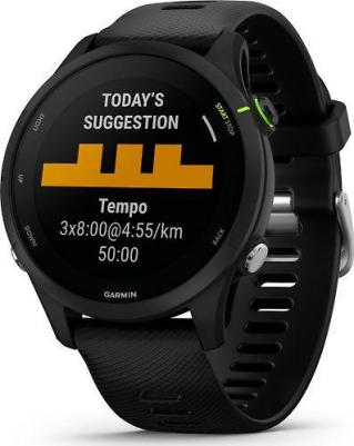 Forerunner 255 Music 46 mm, Silicone Black – фото 4