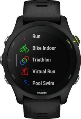 Forerunner 255 Music 46 mm, Silicone Black – фото 7