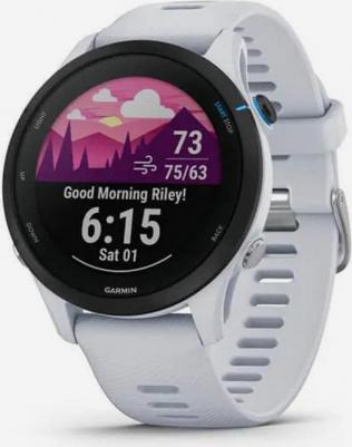 Forerunner 255 Music 46 mm, Silicone White