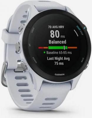 Forerunner 255S Music 41 mm, Silicone White – фото 1