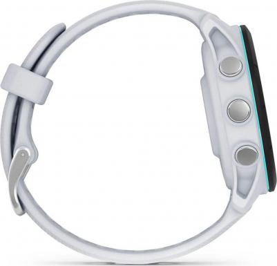 Forerunner 255S Music 41 mm, Silicone White – фото 3