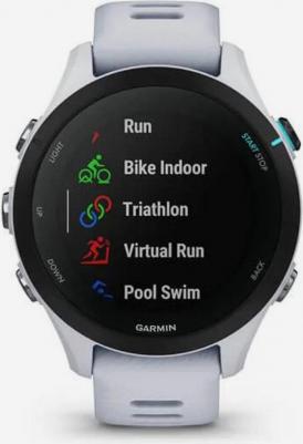 Forerunner 255S Music 41 mm, Silicone White – фото 7