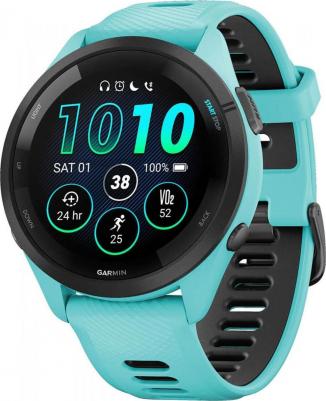 Forerunner 265 46 mm, Silicone Aqua