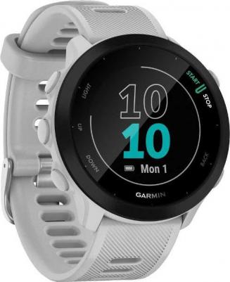 Forerunner 55 42 mm, Silicone White – фото 1