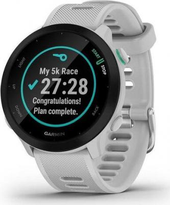 Forerunner 55 42 mm, Silicone White – фото 3