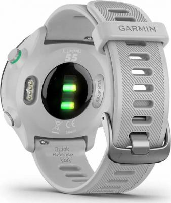 Forerunner 55 42 mm, Silicone White – фото 8