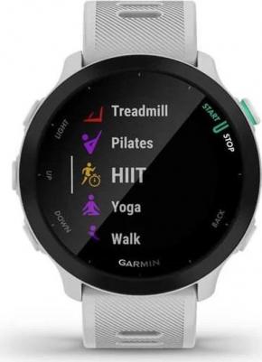 Forerunner 55 42 mm, Silicone White – фото 12
