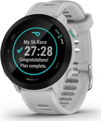 Forerunner 55 42 mm, Silicone White – фото 13