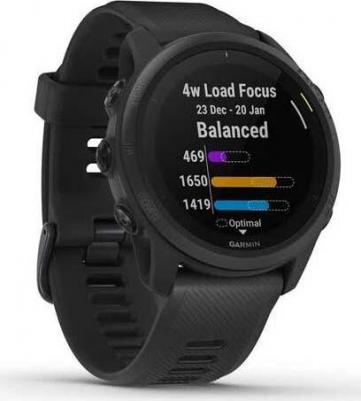 Forerunner 745 44 mm, Silicone Black – фото 3
